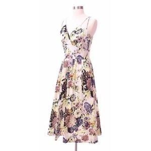 Vintage J. Peterman Floral  Dress Size 8